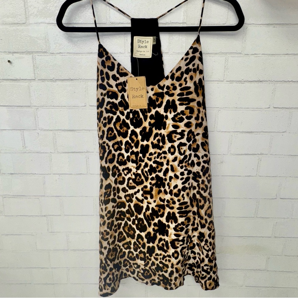 Style Rack Animal Print Slip Dress NWT - Picture 4 of 7